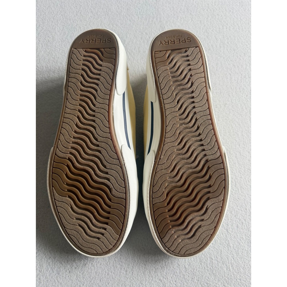 Sperry Crest Vibe Yellow Canvas Sneakers Womens 9.5  Low Top Shoes - Picture 6 of 8